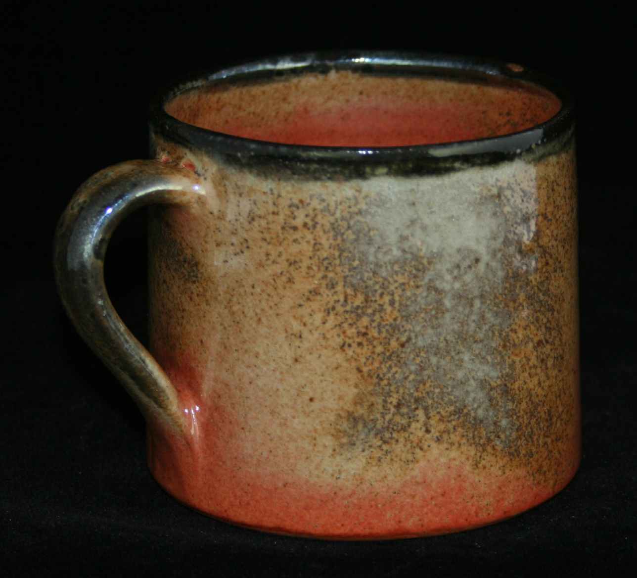 Shino glazed mug